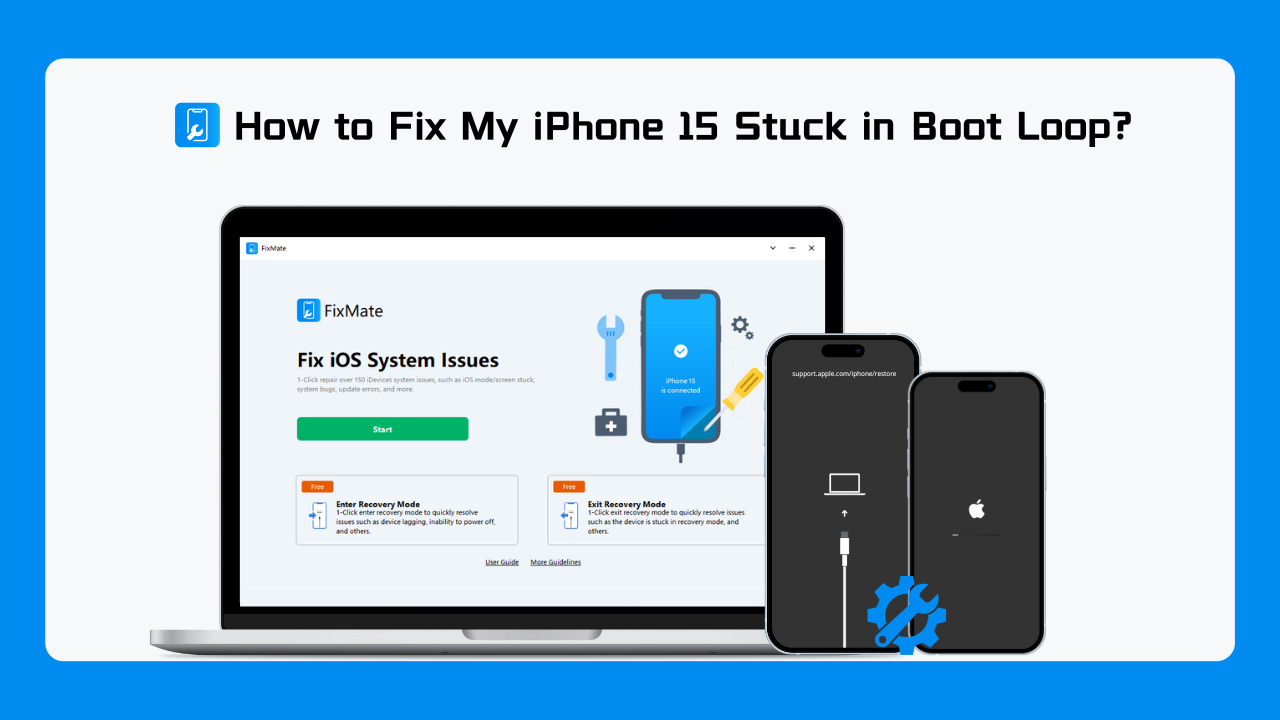 How to Fix My iPhone 15 Stuck in Boot Loop?